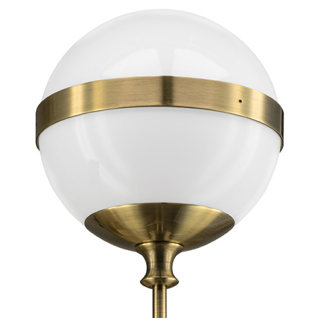 813611 Бра GLOBO 1х40W E14 electroplating bronze/white