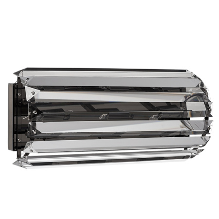 722660 Бра LIMPIO 6х20W G9 ЧЕРНЫЙ ХРОМ/ПРОЗРАЧНЫЙ