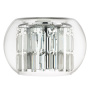 753634 Бра ACQUARIO 3х20W G4 12V ХРОМ хрусталь+стекло