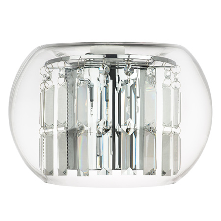 753634 Бра ACQUARIO 3х20W G4 12V ХРОМ хрусталь+стекло