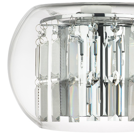 753634 Бра ACQUARIO 3х20W G4 12V ХРОМ хрусталь+стекло