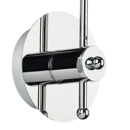 803523 Бра PENTOLA 1х25W G9 ХРОМ/ЯНТАРЬ