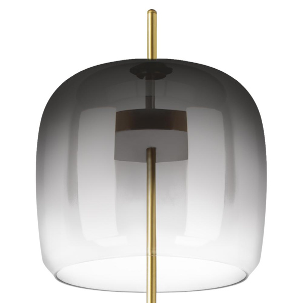 804718 Торшер CUPOLA LED 1х18W 900LM ЗОЛОТО/ДЫМЧАТЫЙ 3000K