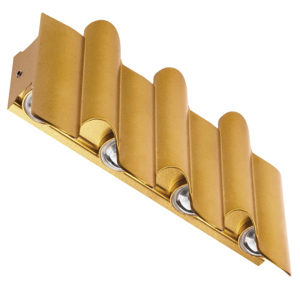 341733 Светильник BOSSO 7x1W LED 770LM G ЗОЛОТО 3000K IP65