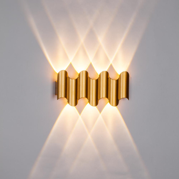 341733 Светильник BOSSO 7x1W LED 770LM G ЗОЛОТО 3000K IP65