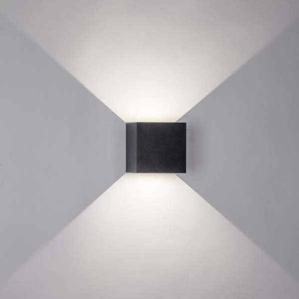 340527 Светильник DALLA 2х5W LED 1100LM G ЧЕРНЫЙ 4000K IP65