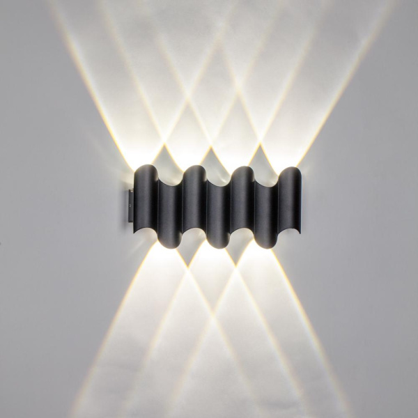 341747 Светильник BOSSO 7х1W LED 770LM G ЧЕРНЫЙ 4000K IP65