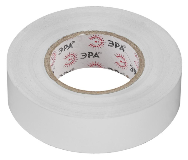ЭРА ПВХ-изолента 15мм*20м белая (10/200/8000)