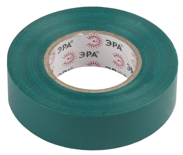 ЭРА ПВХ-изолента 15мм*20м зеленая (10/200/8000)