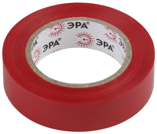 ЭРА ПВХ-изолента 15мм*10м красная (10/500/14000)