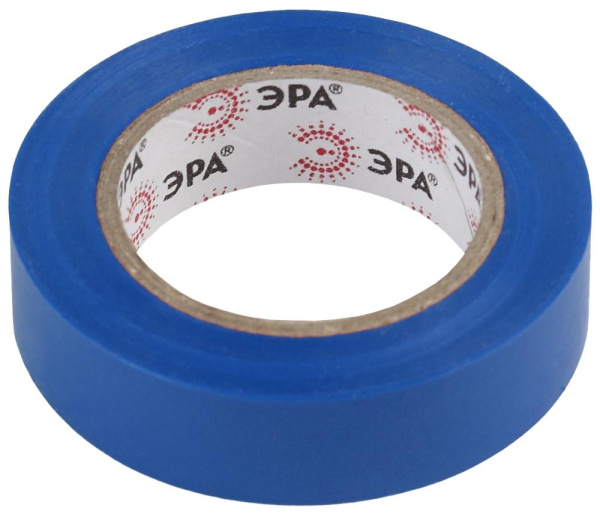 ЭРА ПВХ-изолента 15мм*10м синяя (10/500/16000)