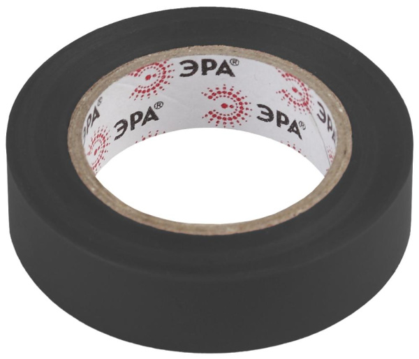 ЭРА ПВХ-изолента 15мм*10м черная (10/500/12000)