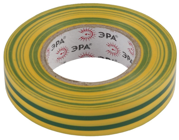 ЭРА ПВХ-изолента 15мм*10м желто-зеленая (10/500/16000)