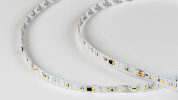 Лента светодиодная 2835, 120 LED/м, 11 Вт/м, 24В , IP20, Цвет: Теплый белый