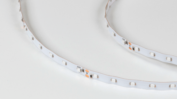 Лента светодиодная стандарт 3528, 60 LED/м, 4,8 Вт/м, 24В , IP20, Цвет: Желтый