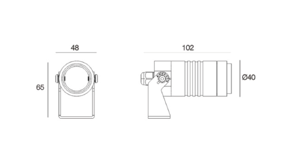 Светильник ландшафтный AFMA-8303010-DN