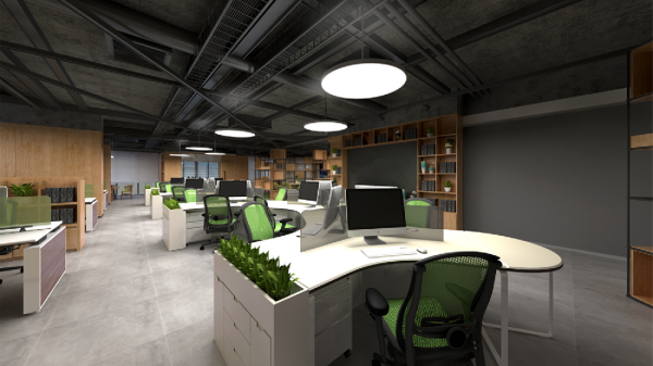 Светильник потолочный DL-NEFRIT600-48-WH-WW