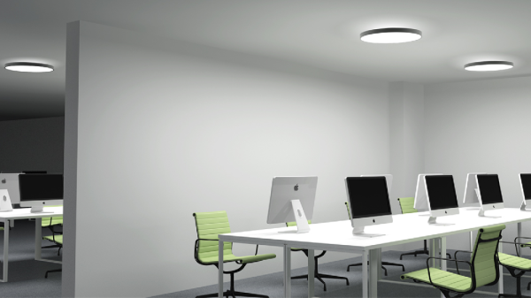 Светильник потолочный DL-NEFRIT600-48-WH-WW