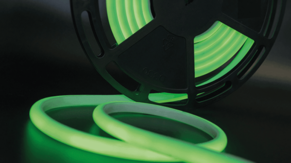 Термостойкая светодиодная лента зеленого свечения