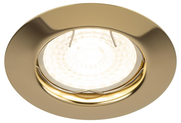 ST3 GD Светильник ЭРА штампованный MR16,12V/220V, 50W золото (200/3000)