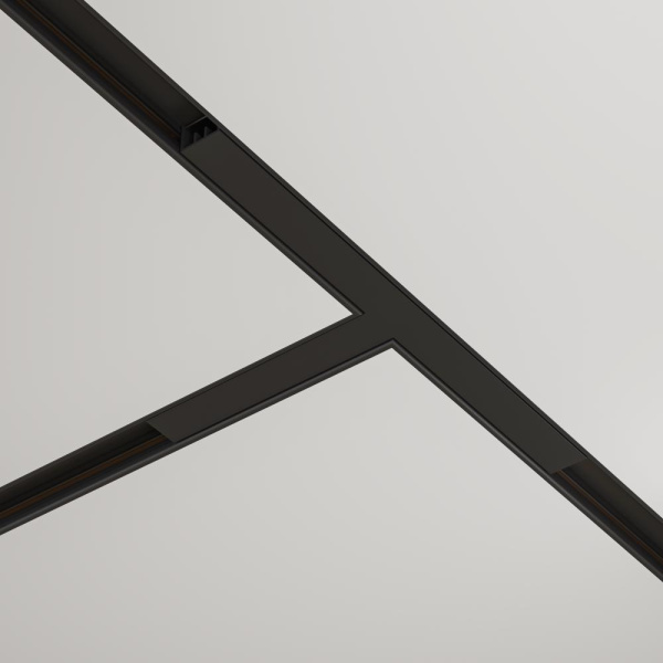 Т- образный коннектор встраиваемый Basity, черный