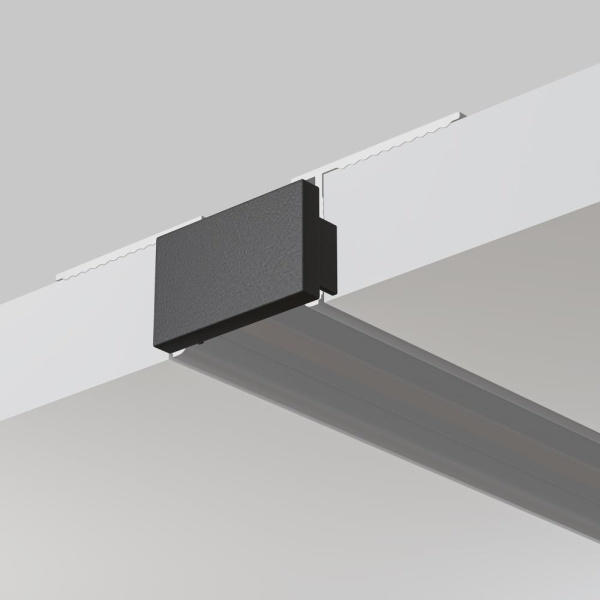 Заглушка для встраиваемого шинопровода, 2 шт. Basity, черный