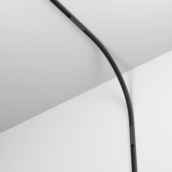 Коннектор радиусный внутренний R300 Basity, черный