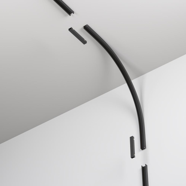 Коннектор радиусный внутренний R300 Basity, черный