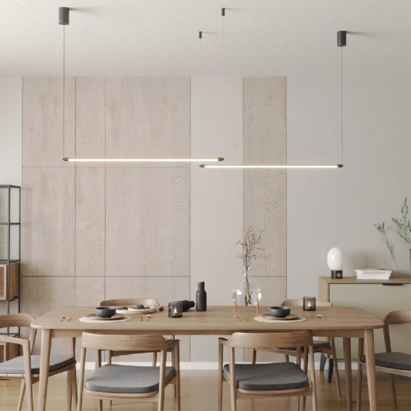 359348 KONST NT24 000 черный Светильник линейный светодиодный IP20 LED 16W 170-265V 4000K 1280Лм VITZ