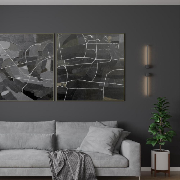 359344 KONST NT24 000 черный Светильник линейный светодиодный IP20 LED 6W 170-265V 4000K 480Лм VITZ