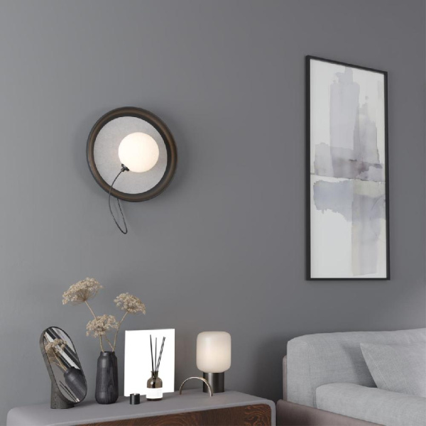 370974 OVER NT24 000 черный Светильник накладной настенный IP20 G9 7W 220V FELTO