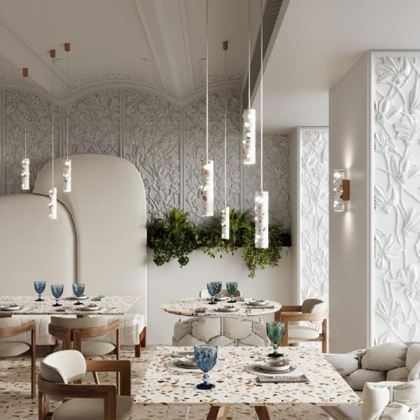 7012/12WL L-VISION ODL25 235 Настенный св-к UP DOWN металл/ терраццо/античная бронза/серый IP20 12W CRI>90 3000K 220V TERRAZZO