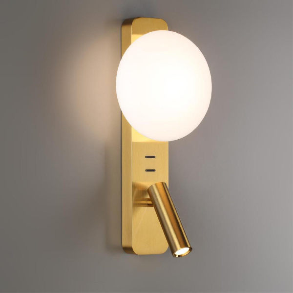 7050/5WL HIGHTECH ODL25 409 металл/металл бронза Настенный светильник IP20 LED 1*5W + 1*3W ALBERGO