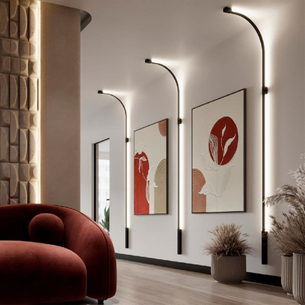 7006/100A HIGHTECH ODL25 242 Угловой элемент для инсталляции 1000мм IP20 LED 16W Лм 3000K CRI > 90 FINO