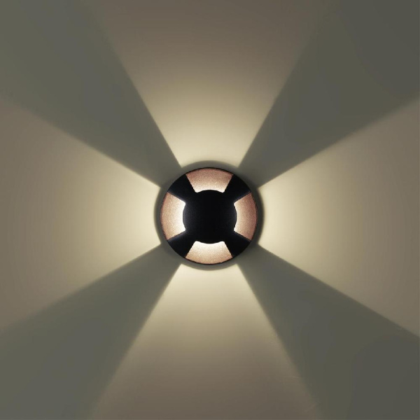 6662/3GL3 NATURE ODL25 729 черный/металл Встраиваемый грунтовый светильник IP67 LED 3W 3000K 12V/24V WALD (нужен драйвер 357781/357782)