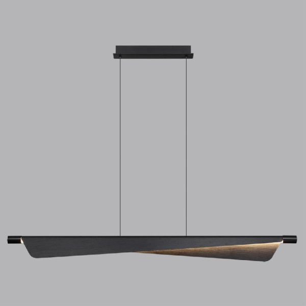 7017/24LA HIGHTECH ODL25 281 Подвесной светильник c сенсорн. выкл (диммер яркости) металл/акрил черн. брашинг IP20 24W CRI 90 3000K 220V LINEA