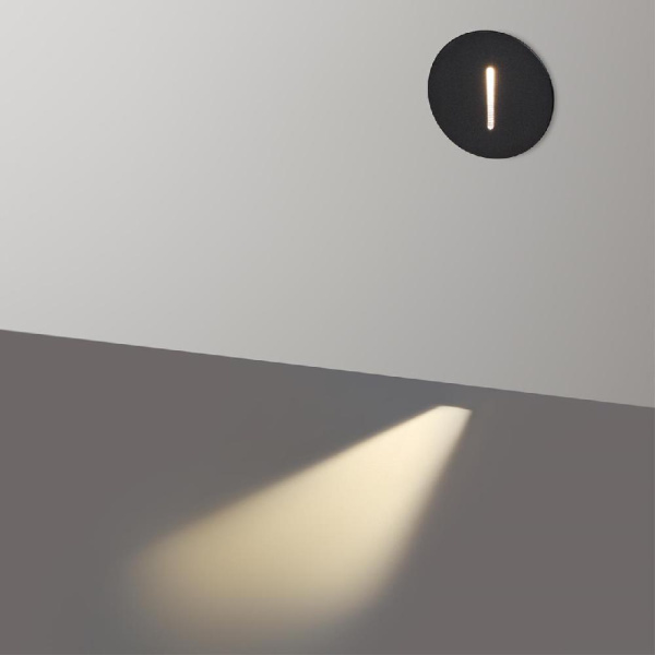 7051/3WL HIGHTECH ODL25 397 металл/металл Подсветка лестницы черн IP20 LED 1*3W ESCALA