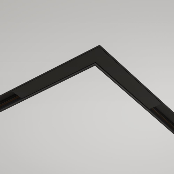 Коннектор угловой  встраиваемый Basity, черный