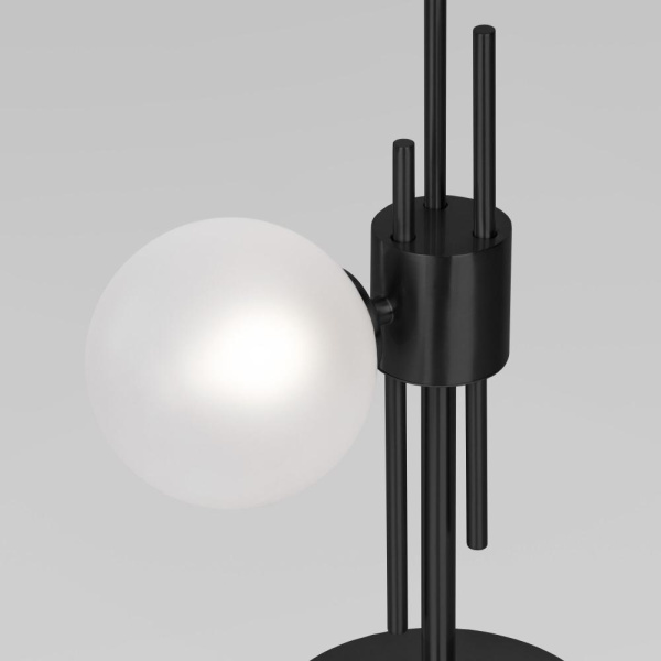 Настольный светильник со стеклянными плафонами 01383/2 черный