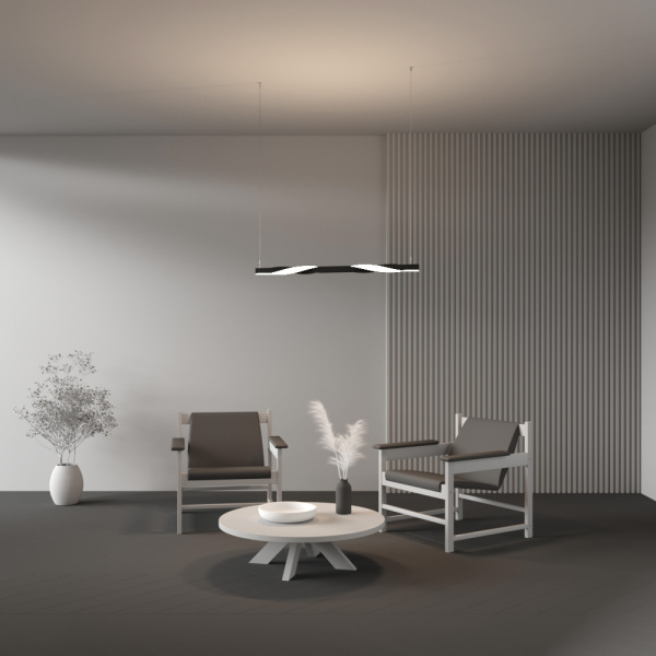 Радиусный профиль 35x35 Twist 180° черный