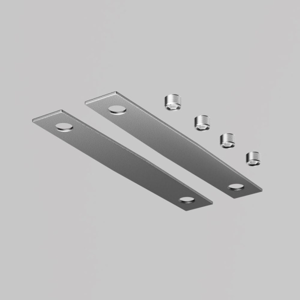 Коннектор прямой для шинопровода Levity, 2шт