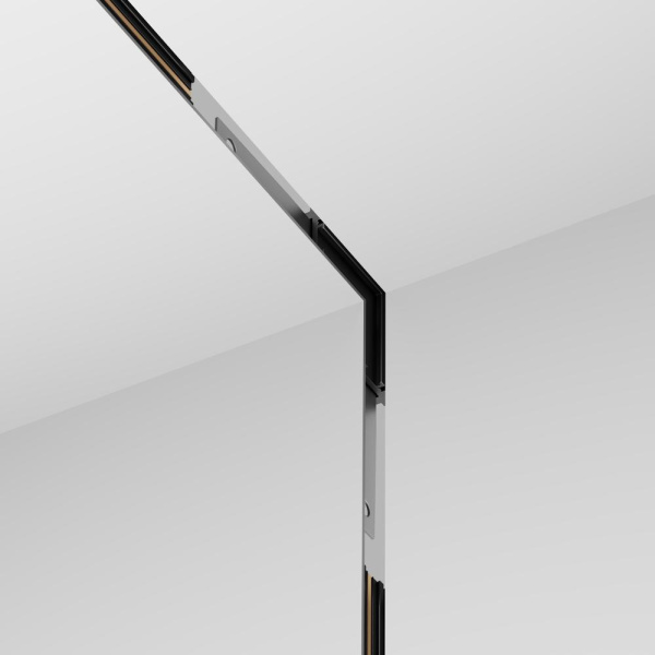 Коннектор угловой внутренний под шпаклевку , встраиваемый Levity