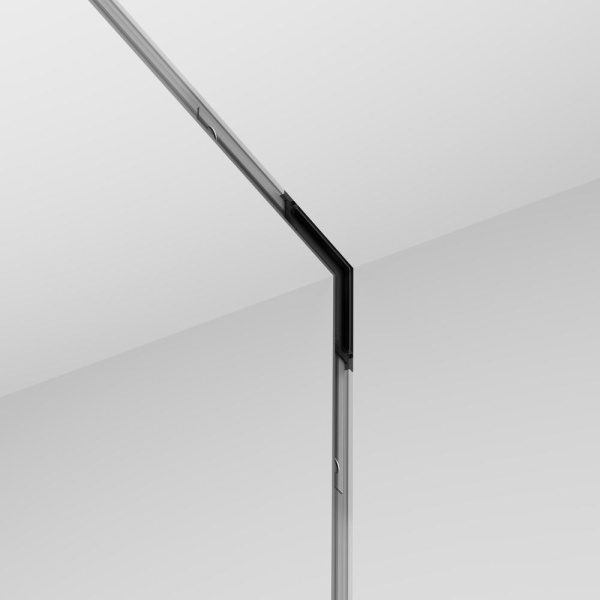 Коннектор угловой внутренний под шпаклевку , встраиваемый Levity