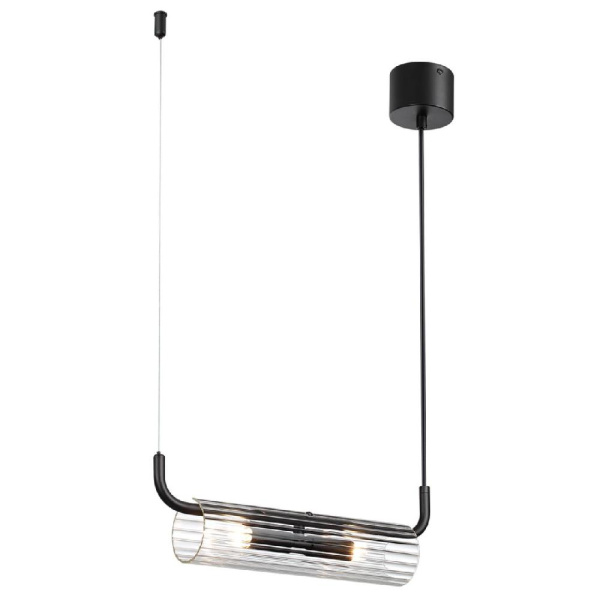 6561/2 SUSPENTIONI LN25 241 черный/прозрачный/металл/стекло Подвес G9 2*20W 220V TORONTO