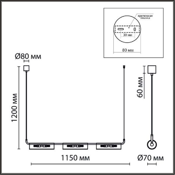6560/6 SUSPENTIONI LN25 239 золотой/прозрачный/металл/стекло Подвес G9 6*20W 220V TORONTO