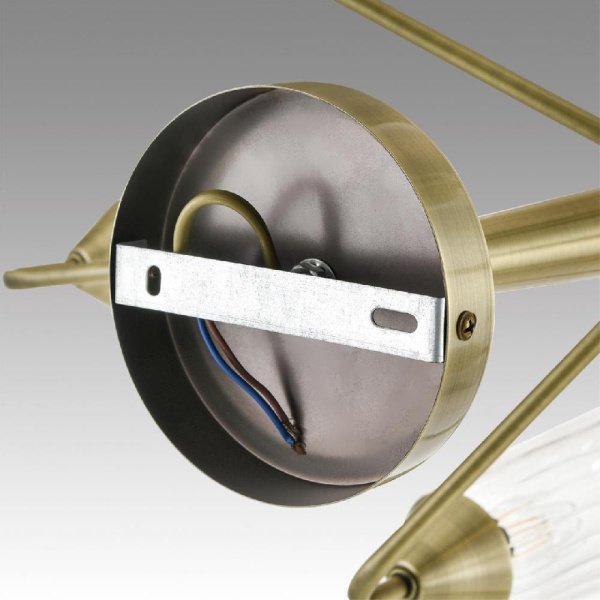 6584/8C MODERNI LN25 94 бронза/прозрачный, металл/стекло Люстра потолочная E14 8*40W 220V DOLIANA