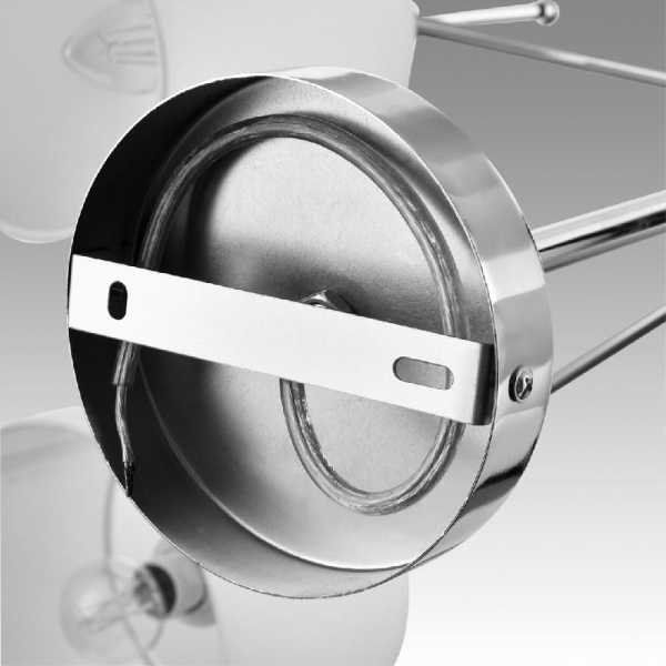 6589/8C CLASSI LN25 60 хром/белый, металл/текстиль Люстра потолочная E14 8*40W 220V LATTI