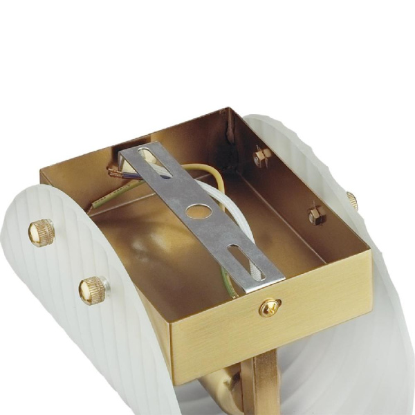 6571/1W NEOCLASSI LN25 52 медный/белый/металл/стекло Бра E14 1*60W 220V FIORO