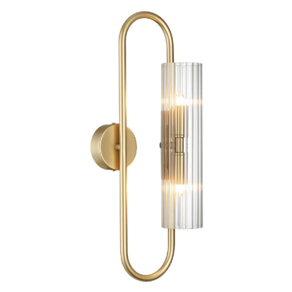 6560/2W SUSPENTIONI LN25 239 золотой/прозрачный/металл/стекло Бра G9 2*20W 220V TORONTO