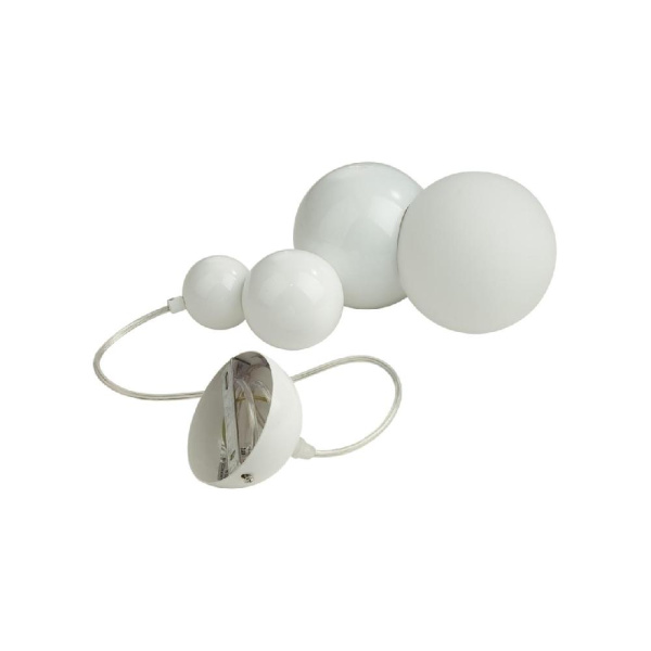 6565/1A MODERNI LN25 118 белый/белый матовый/металл/стекло Подвес E27 1*40W 220V BLASEN